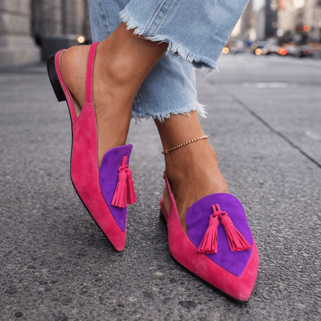 Pink and purple / US 10.5